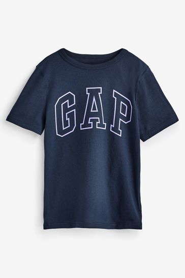 Buy Gap Logo Crew Neck Short Sleeve T-Shirt from the Gap online shop