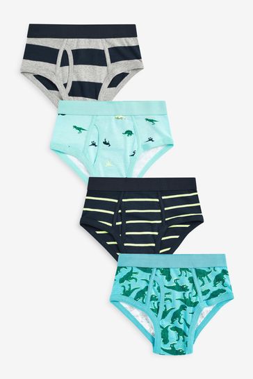 Buy Gap Organic Cotton Dino Briefs 4 Pack - Kids from the Gap
