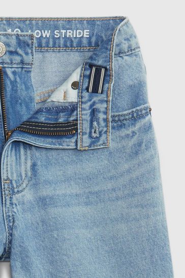 High waisted patchwork jeans top
