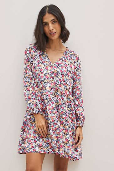 Gap ruffle sale wrap dress
