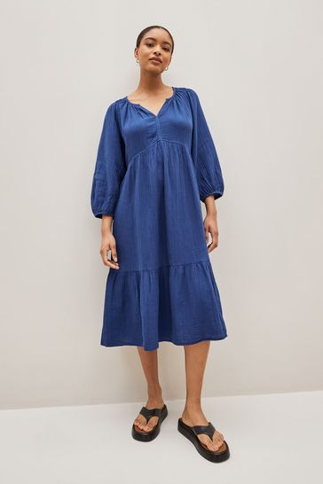 Long midi shop dress online shopping