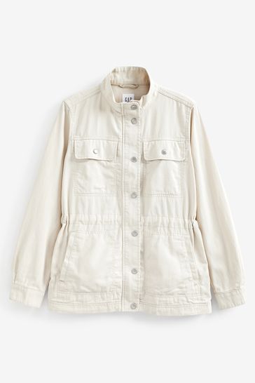 Gap Cream Utility Jacket