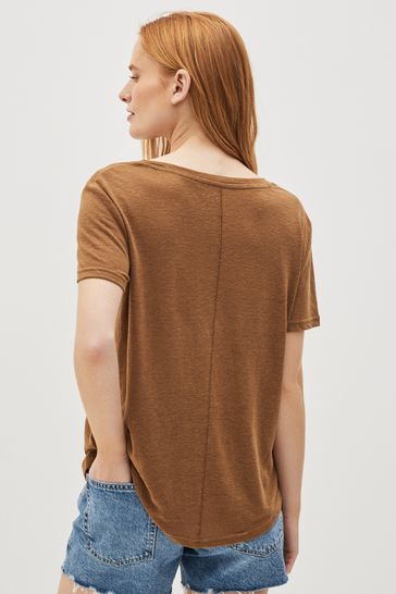 Gap linen blend hotsell t shirt