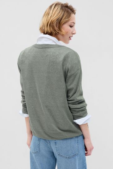 Gap v top neck jumper