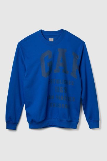 Buy Gap Graphic Logo Crew Neck Sweatshirt from the Gap online shop