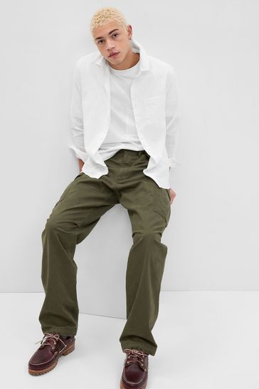 Gap mens white pants sales