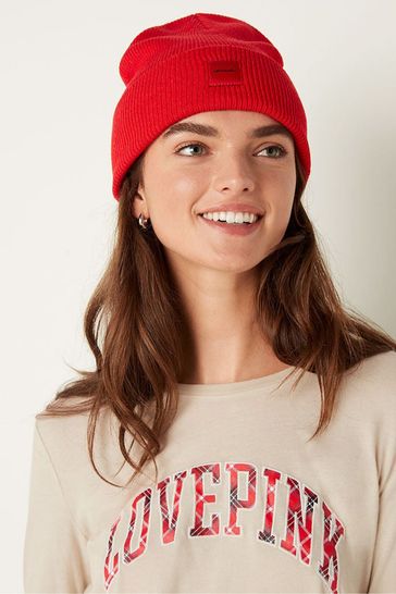 Buy Victoria s Secret PINK Rib Beanie Hat from the Victoria s