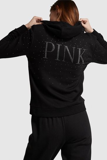 Pink black zip up new arrivals