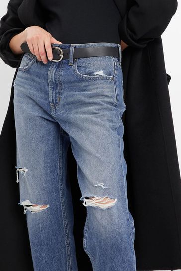 High waisted distressed cheap boyfriend jeans