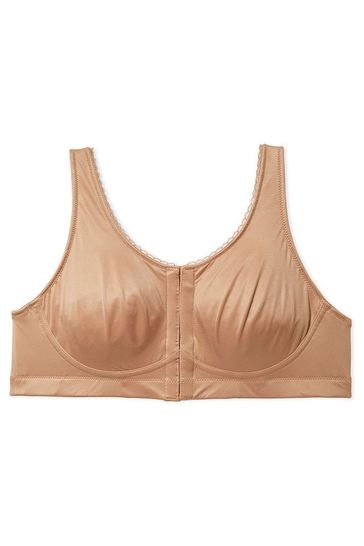 Victoria's Secret Praline Nude Smooth Front Fastening Post Surgery Unlined Bra