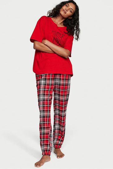 Womens shop cuffed pyjamas