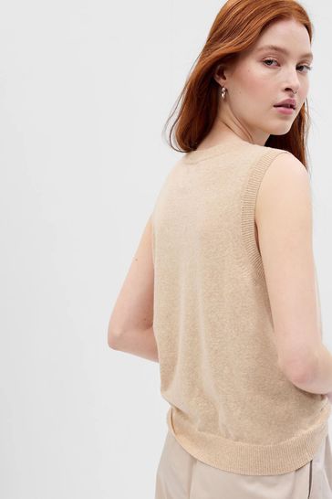 Gap sleeveless sweater hotsell