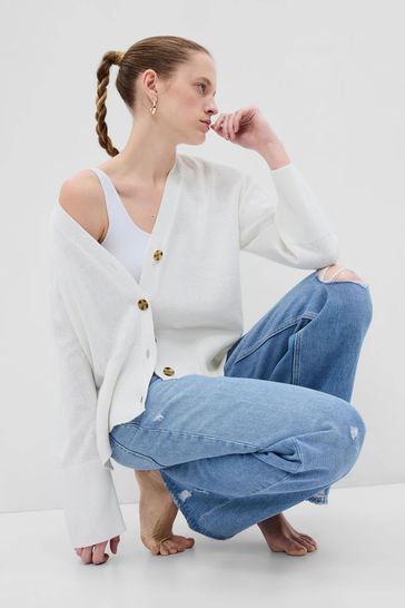 Gap hot sale white cardigan