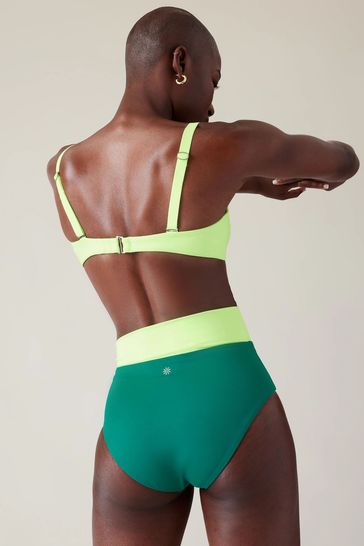 Athleta Green Alicia Keys Daybreak Bandeau Bikini Top