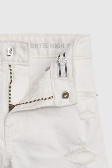 Buy Gap High Rise Distressed Denim Shorts from the Gap online shop