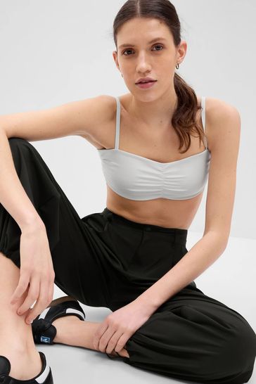 Buy Gap Fit Power Low Impact Ruched Sports Bra from the Gap online shop