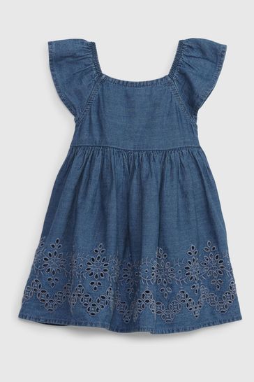 Gap girls denim best sale dress