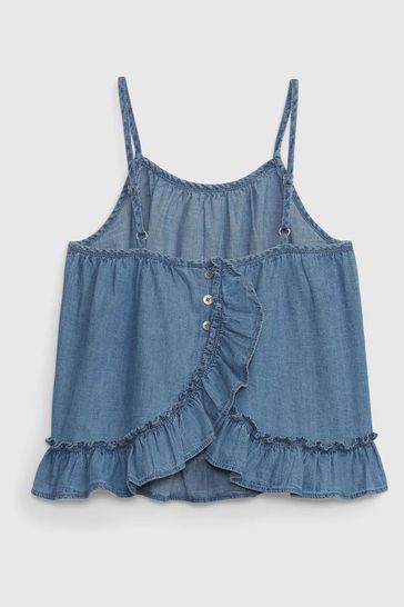 Gap denim hot sale vest women