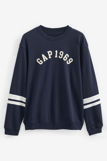 Buy Gap 1969 Arch Logo Long Sleeve Sweat Top from the Gap online shop
