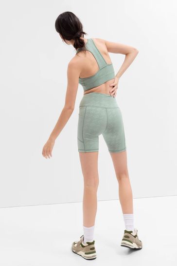 Gap Black Mid Rise Cycle Gym Shorts