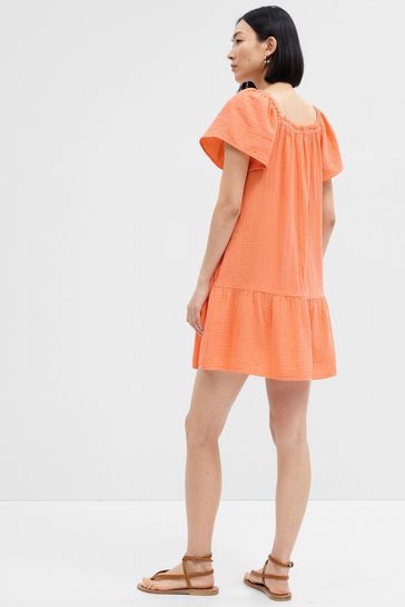 Gap shop orange dress