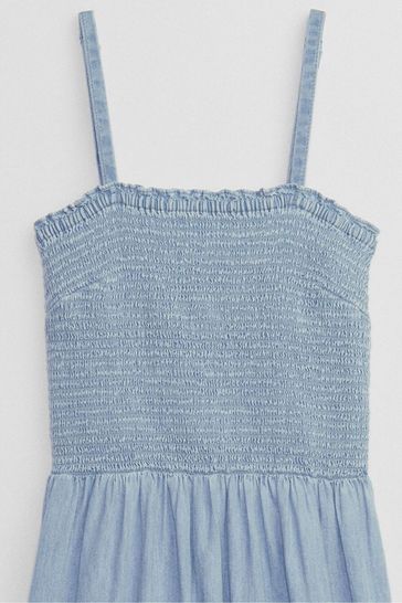 Smocked top midi dress clearance