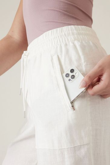 Athleta linen joggers hot sale