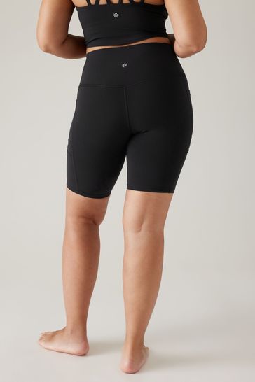 Athleta Black Salutation Stash Cargo 9