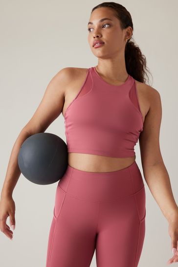 Buy Athleta D DD Cup Conscious Mesh Crop Medium Impact Sports Bra