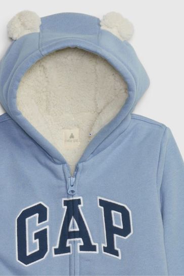 Baby gap one piece hoodie hotsell