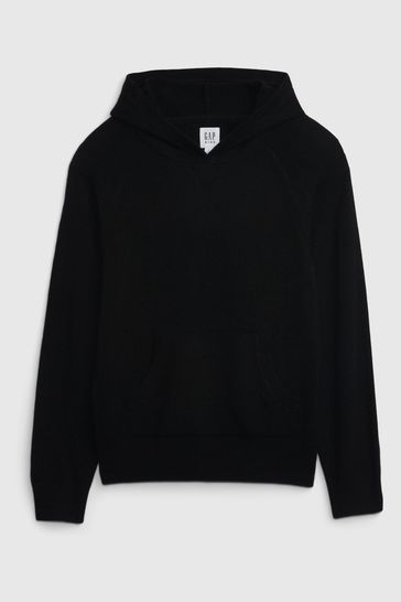 Black jumper hoodie hotsell