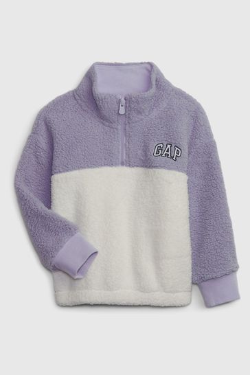 Baby pink sale sherpa quarter zip