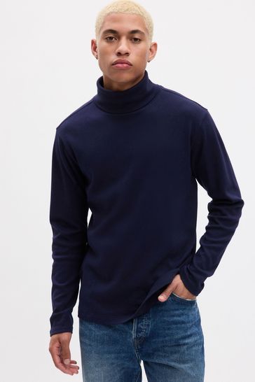 Buy Gap Knit Turtle Neck Long Sleeve T-Shirt from the Gap online shop