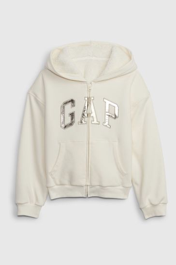 Gap sherpa 2025 lined hoodie