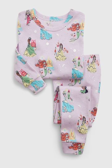pink pj set gap
