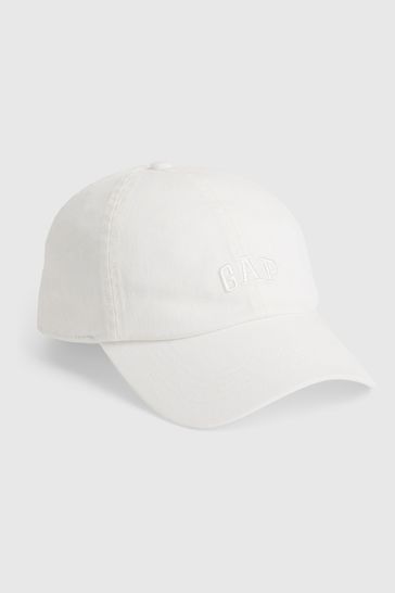 White Logo Baseball Hat