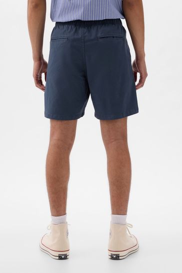 Blue 4" Chino Shorts