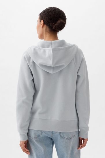Off the shoulder zip up hoodie on sale