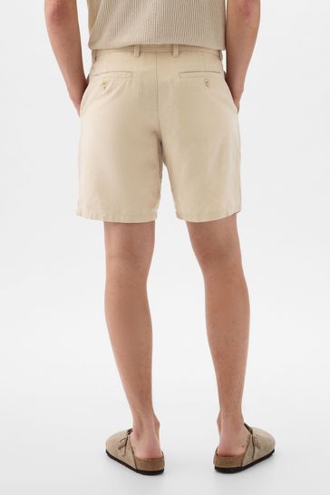 Linen hotsell shorts gap