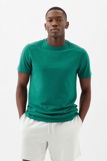 Green Everyday Soft Short Sleeve Crew Neck T-Shirt