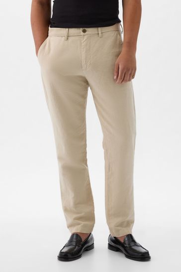 Gap linen discount trousers mens