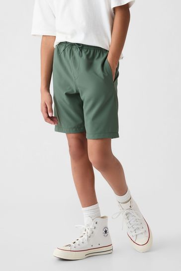 Green Quick Dry Hybrid Shorts (4-13yrs)