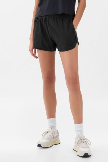 High rise athletic store shorts
