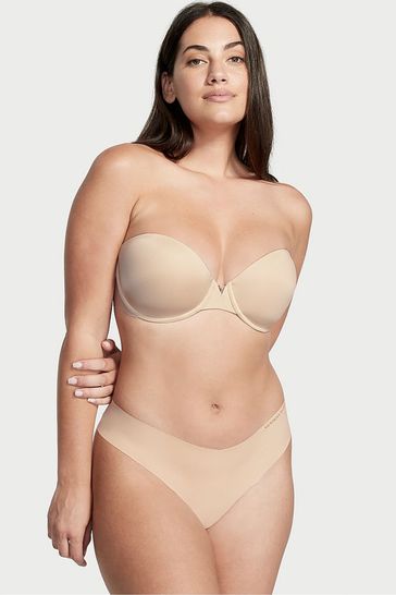 Victoria's Secret Marzipan Nude Smooth Lightly Lined Multiway Strapless Bra