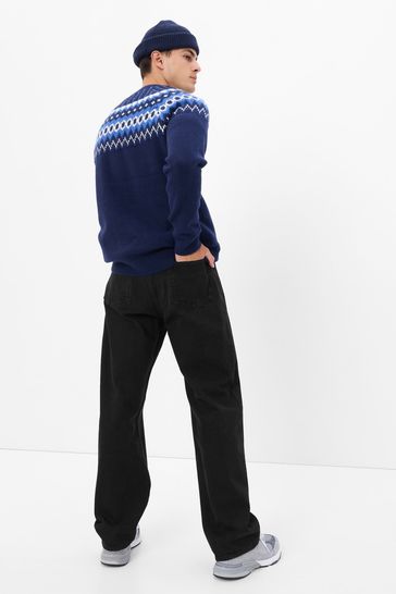 Buy Black 90s Loose Organic Cotton Jeans from the Gap online shop