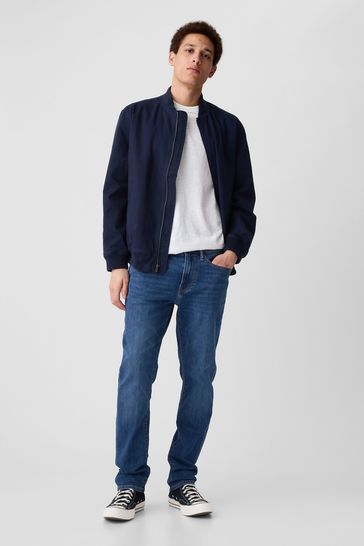Blue Slim Jeans with Washwell