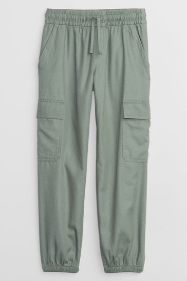 Green Cargo Joggers with Washwell (4-13yrs)