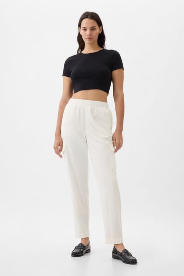 Gap twill best sale pants