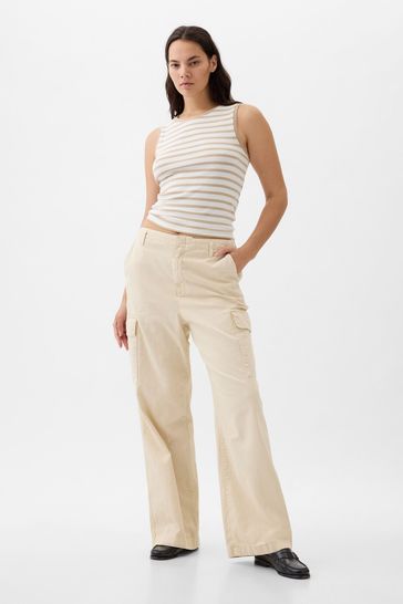 Women's gap cargo pants deals