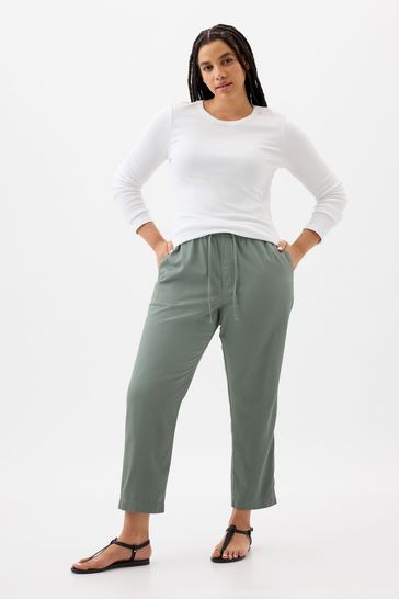 Gap twill best sale pants